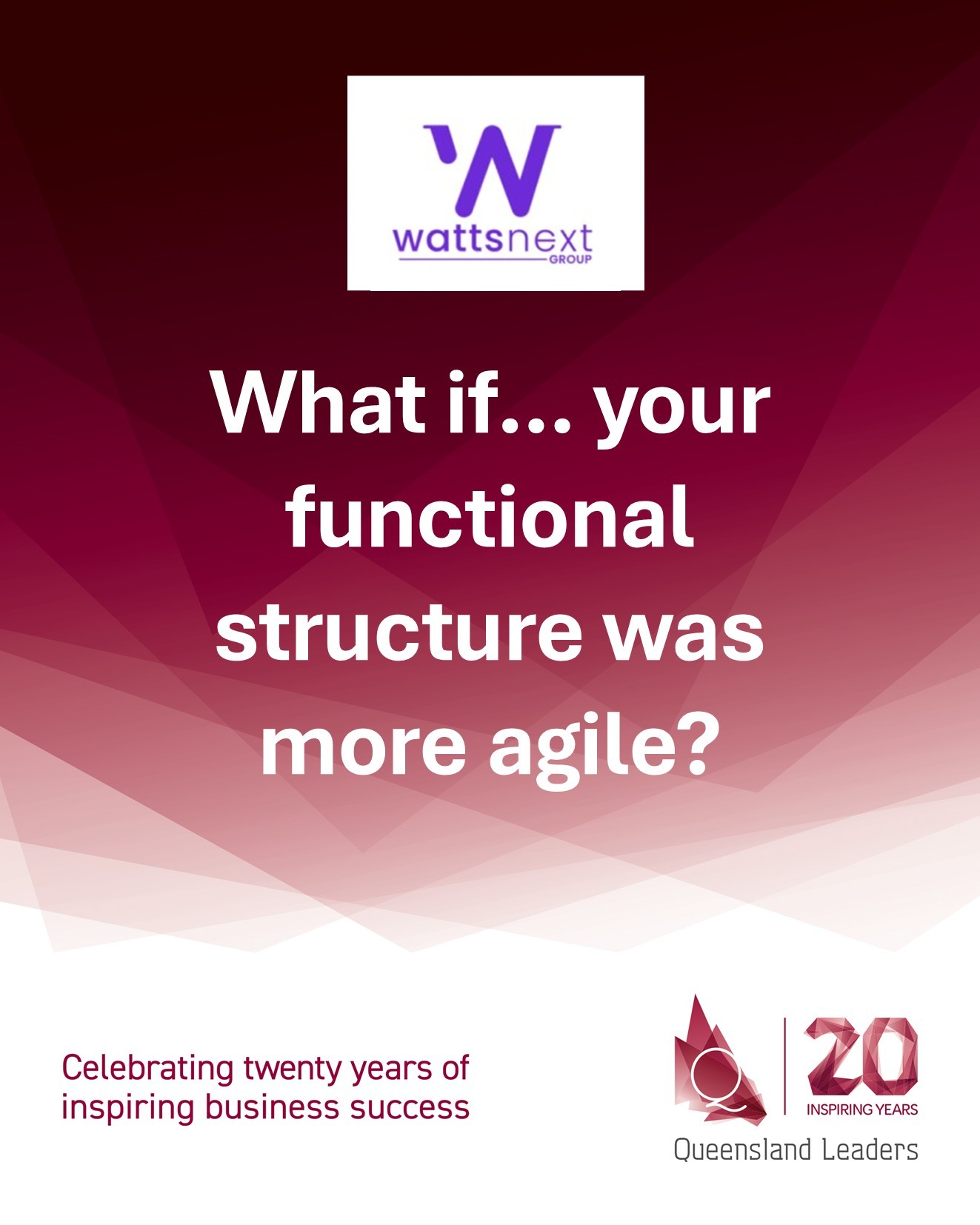What if… your functional structure was more agile?